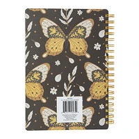 moth twin wire spiral bound journal 7in x 10in