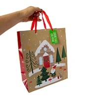 holiday large gift bag 10in x 12in