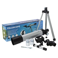 tabletop telescope, phone holder & tripod, 400x50mm