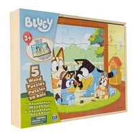 wood puzzles 5-pack