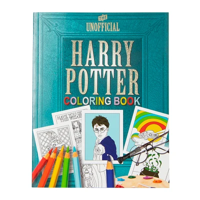 the unofficial harry potter coloring book