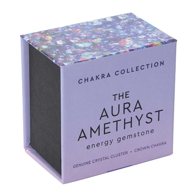 the aura amethyst energy gemstone crystal