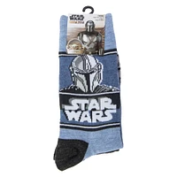 Star Wars Mandalorian mens crew socks 2-pack - Boba Fett