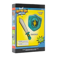 blow up battle inflatable sword & shield set 23in