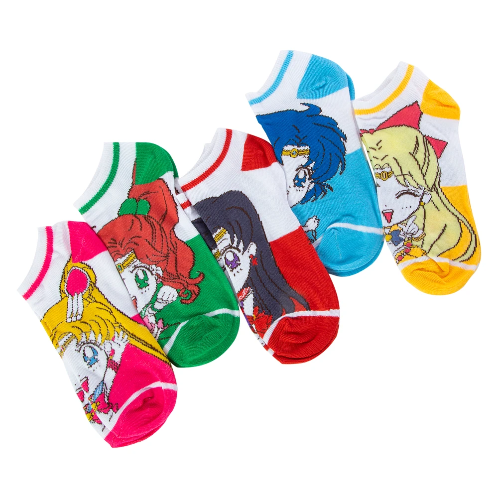 sailor moon™ crystal ladies ankle socks 5-pack