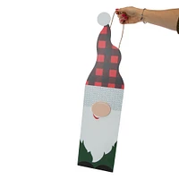christmas gnome wooden porch board 31in x 7.5in