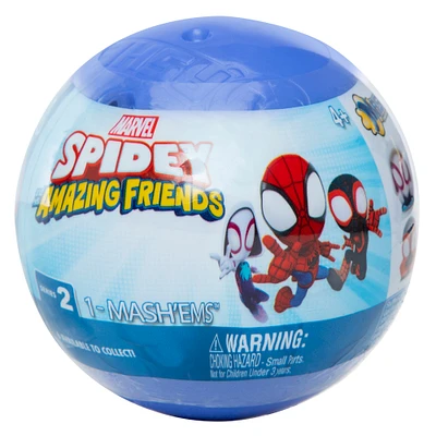 spidey and his amazing friends™ mash'ems™ series 2 blind bag ball
