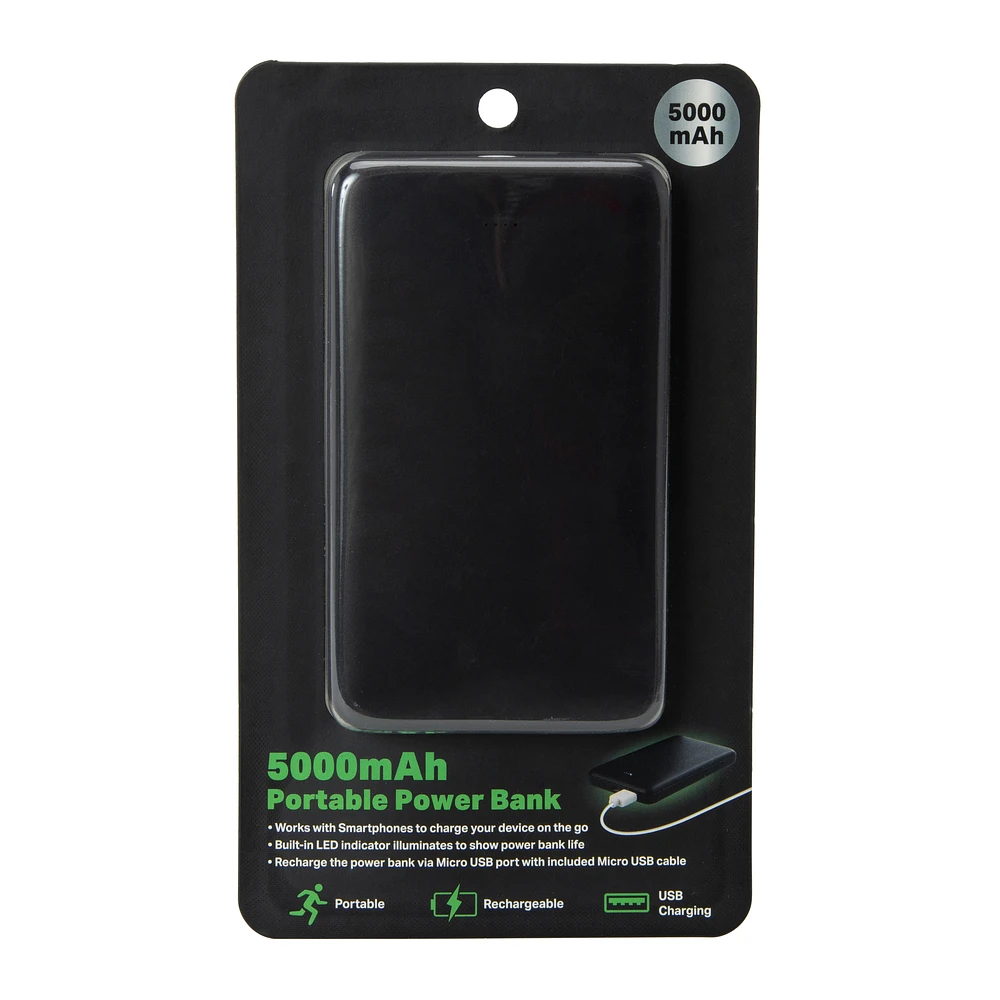 500mAh Portable Rechargeable Power Bank