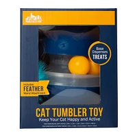 tumbler treat dispensing cat toy