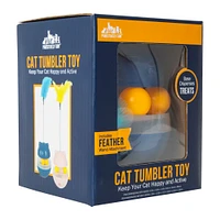 tumbler treat dispensing cat toy