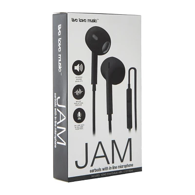 jam earbuds with in-line microphone Five Below