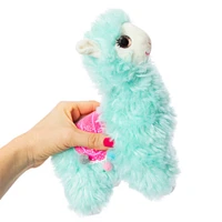 standing llama plush stuffed animal 10in