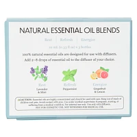 natural essential oil blends for rest & energy 3-pack