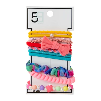 neon mixed pony twister 12-pack