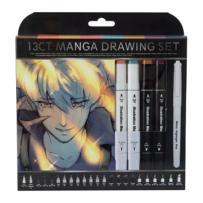 manga drawing set 13-piece