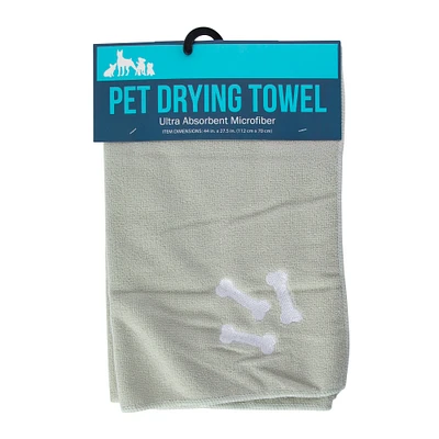 microfiber pet drying towel 44in x 27.5in