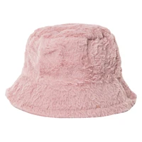 faux fur bucket hat