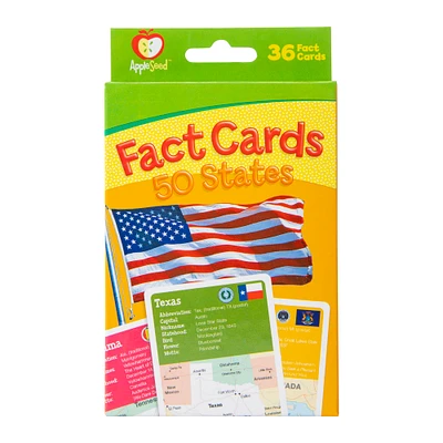 50 states fact cards 36-count