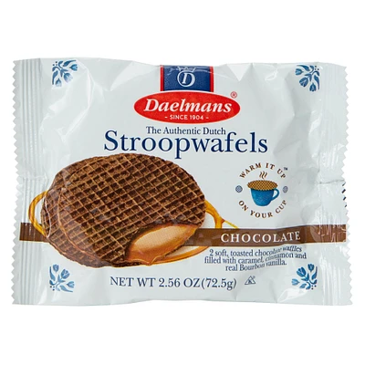 daelmans® authentic dutch stroopwafels chocolate 2-pack