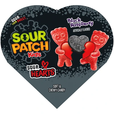 sour patch kids® black raspberry sour hearts box