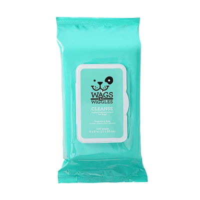wags & wiggles fragrance free hypoallergenic wipes for dogs 100-count