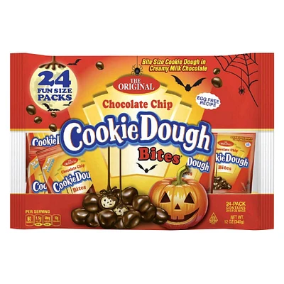 24-pack fun size cookie dough bites chocolate chip