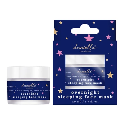 danielle creations® overnight melatonin sleeping face mask 1.7 fl.oz