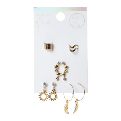 earrings & cuffs 5-pack