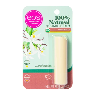 eos® 100% natural vanilla bean shea butter lip balm 0.14oz