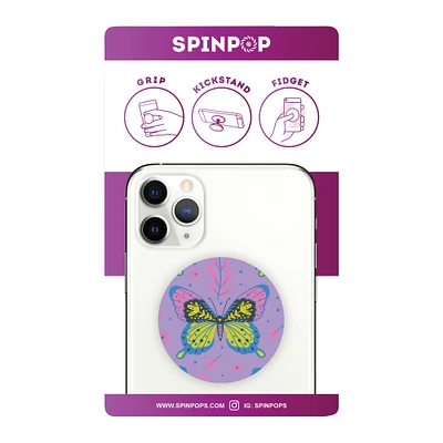 spin-pop phone grip