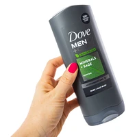 dove® men + care minerals + sage body & face wash 400ml