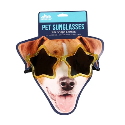 star-shaped pet sunglasses