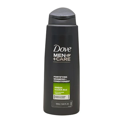 dove men fortifying shampoo + conditioner 2-in-1 13.52oz