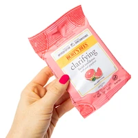 burt's bees® clarifying facial towelettes with grapefruit 1.3 fl.oz