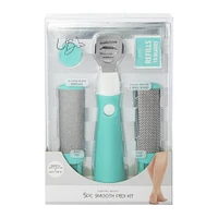 essential beauty 5-piece smooth pedi kit