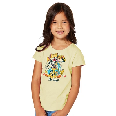 kid's Mickey Mouse 'always the best!' graphic tee