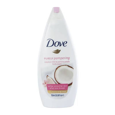dove® purely pampering coconut milk & jasmine petals body wash 25.36oz