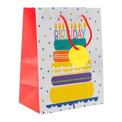 medium birthday gift bag 9in x 7in