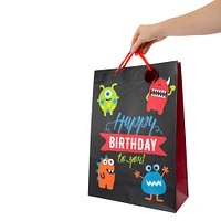 jumbo monster party gift bag 17.8in x 12.8in