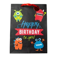 jumbo monster party gift bag 17.8in x 12.8in