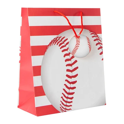 large sports ball party gift bag 12.75in x 10.375in