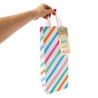 large bottle bag gift 5in x 14in