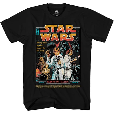 Star Wars Return of the Jedi movie poster graphic tee