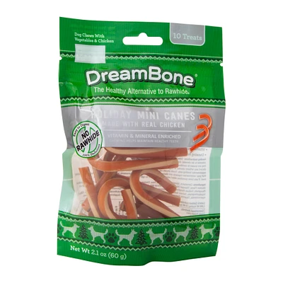 dreambone® holiday mini candy cane dog treats 2.1oz