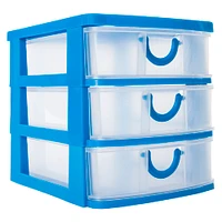 stackable 3-drawer mini organizer 7.5in