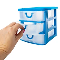 stackable 3-drawer mini organizer 7.5in