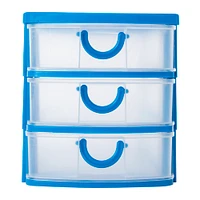 stackable 3-drawer mini organizer 7.5in