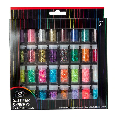 32-count glitter shakers set