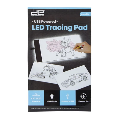 USB powered LED tracing pad 5.9in x 9.4in