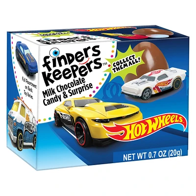 finders keepers™ milk chocolate candy & hot wheels™ surprise 0.7oz